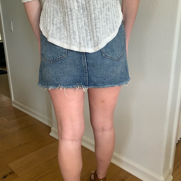 Free people zip denim mini - Picture 5 of 7